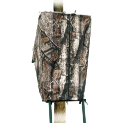 Camo skirt for single treestand