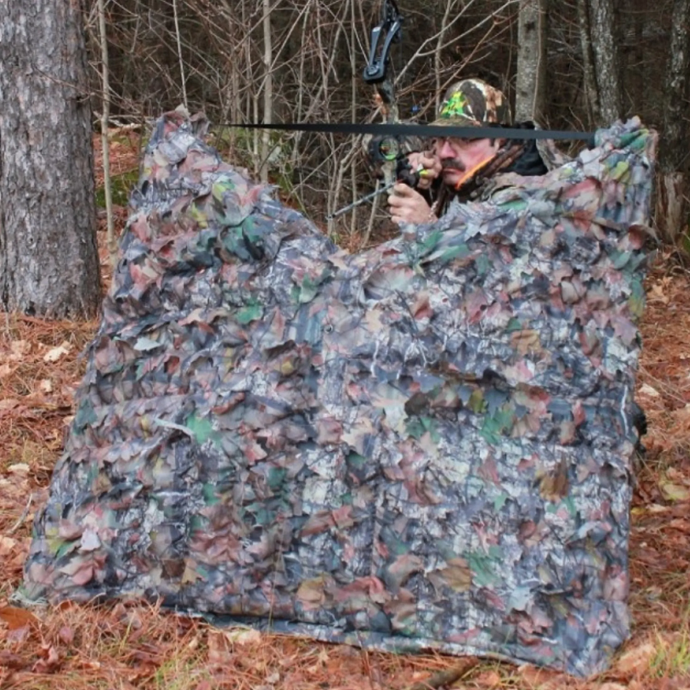 Deluxe umbrella & ground blind