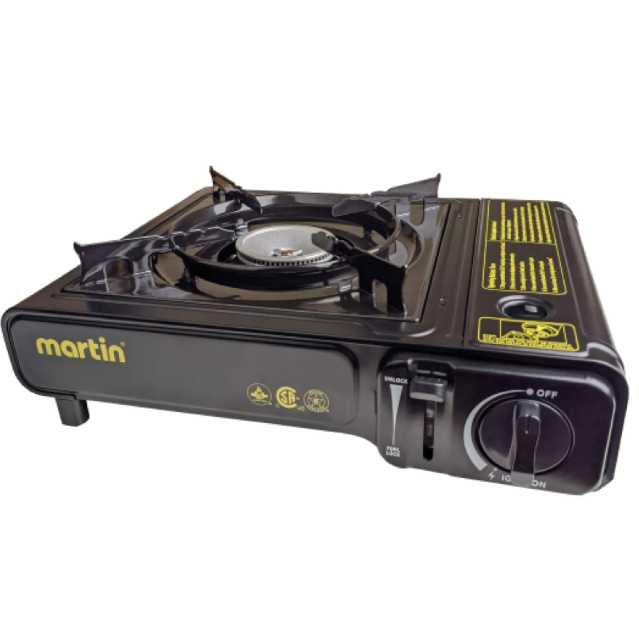 Portable butane gas stove - 8 000 BTU