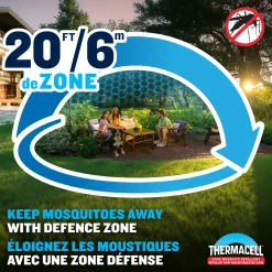 Thermacell E-ZoneGuard Rechargeable Mosquito Repellent Refill 36-Hour Pack